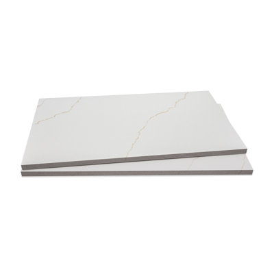 13 in. x 24 in. x 0.79 in. Matte Porcelain Stone Look Pool Coping Eased Edge (4.33 sq. ft./unit, 2 Pieces)