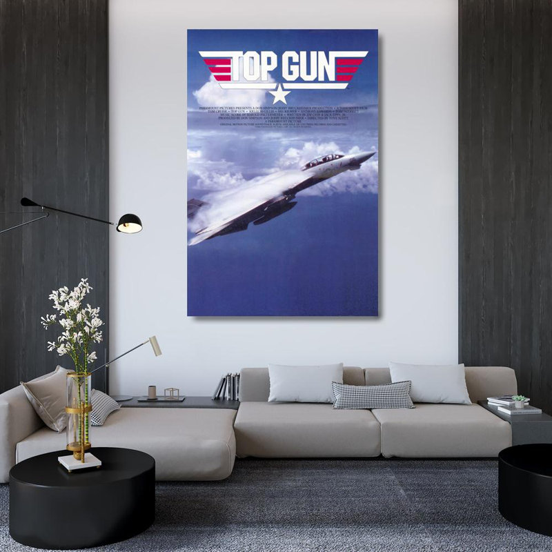 Top Gun, 48" H x 32" W