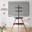 Walnut & Black Vesa TV Stand