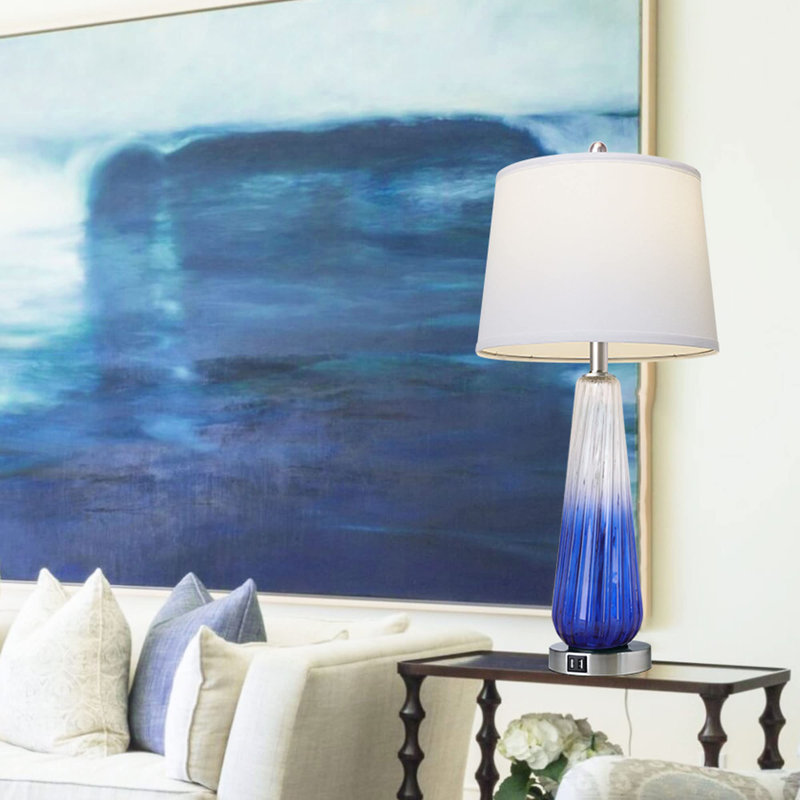 Armetha USB Table Lamp, Blue