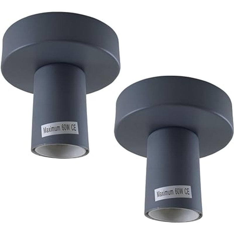 Semi Flush Mount, Grey
