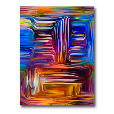 Color Fusion V - peinture sur toile