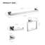 Ensemble de quincaillerie de salle de bain 5 pièces-82400997