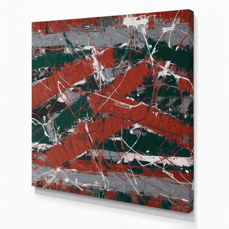 Art mural sur toile Neo Expressionism 28, H 8 po x l 8 po