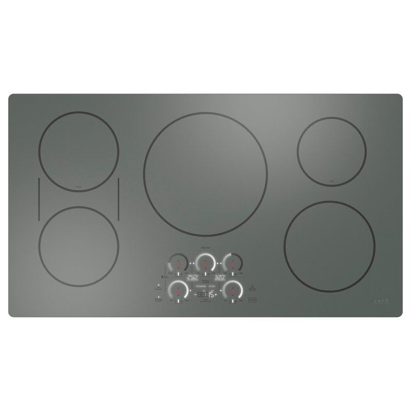 36" Electric Cooktop with 5 Elements, Stainless Steel