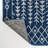 Keishara Moroccan Geometric Navy/Cream Rug-1140980366