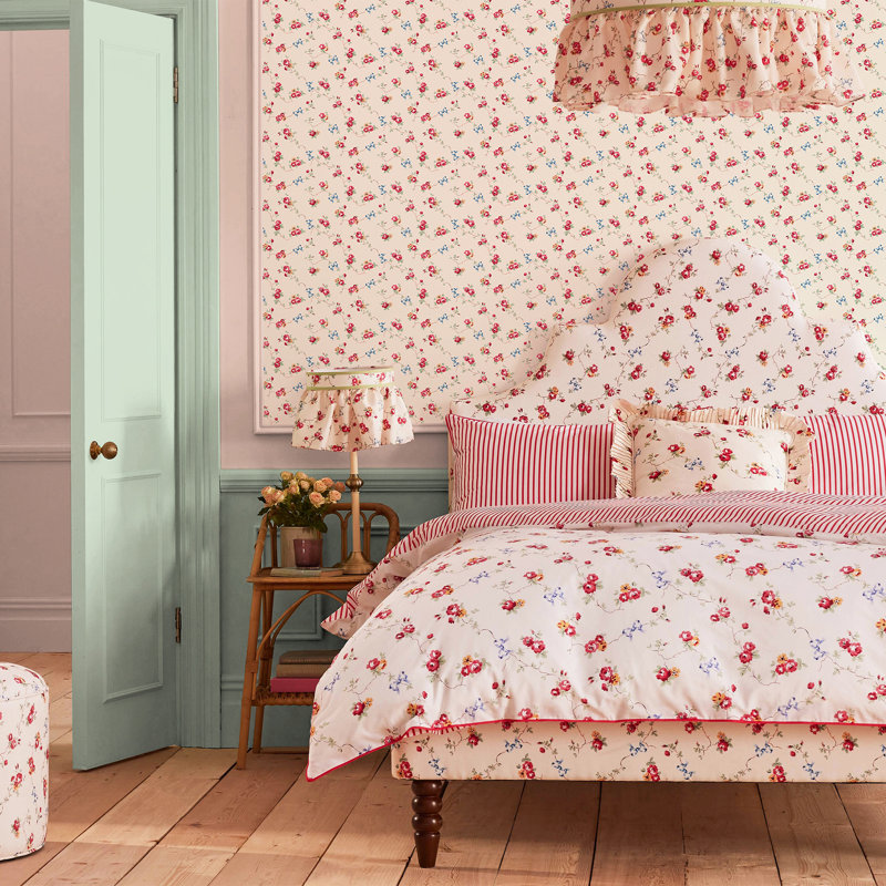 Cath Kidston Rose & Bows Navy, Cream