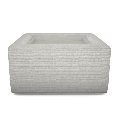 Boyden Ottoman with Wood Tray