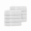 Ensemble de 8 serviettes Willow - 100% coton peigné, qualité supérieure 630 g / m², blanc, ultra doux et très absorbant (8 serviettes à main)-501306307-501306319