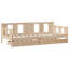 Daybed With Drawers Without Mattress Solid Wood-743637465