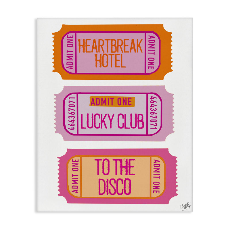 "Disco phrases", art mural par Elizabeth Medley, H 30 po x l 24 po