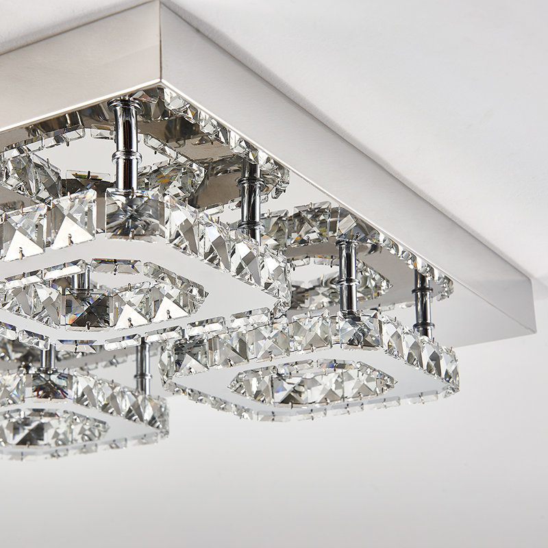 LED Flush Mount, Black