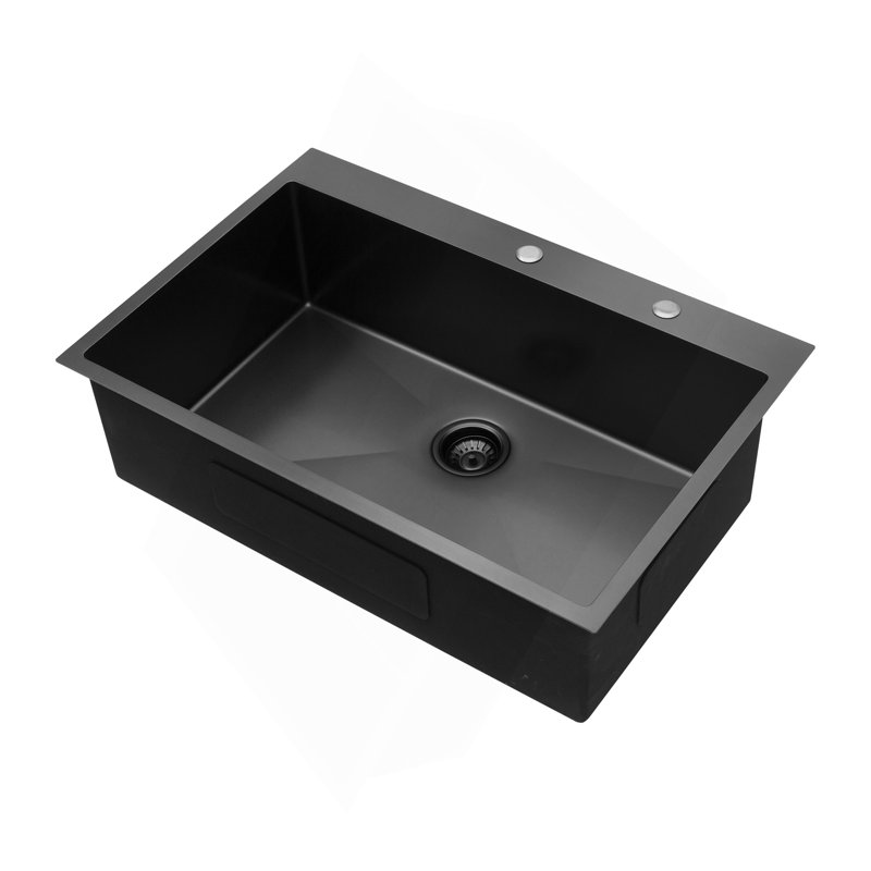 Évier de cuisine encastré à simple cuve en acier inoxydable 33 x 22 x 10 po