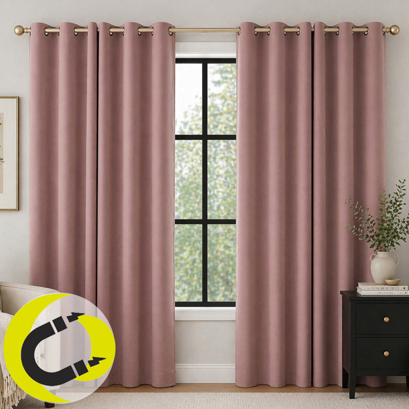 Rideau 100% occultant avec œillets Sheridan, Mauve, L 40 po x L 84 po