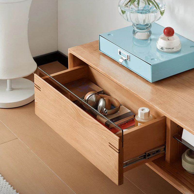 Meuble télé minimaliste en bois massif