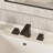 2-handle Bathroom Faucet with Drain Assembly-87196222