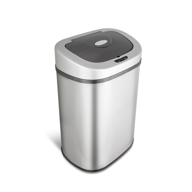 Nine Stars 21 Gallon Stainless Steel Motion Sensor Trash Can