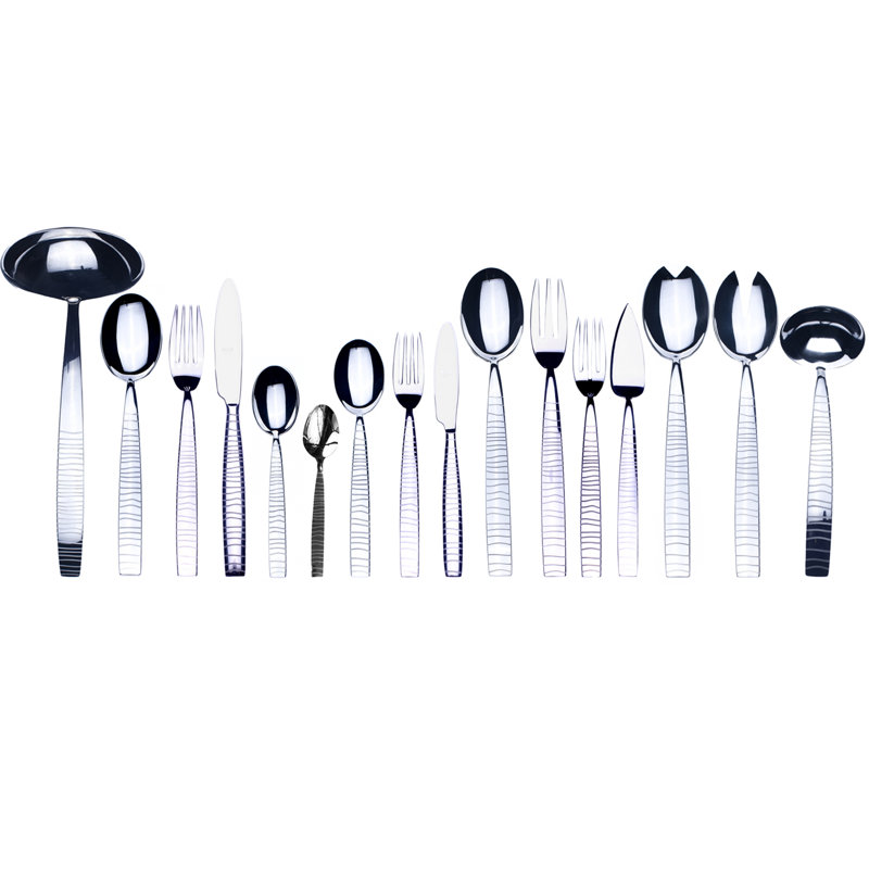 Ensemble de couverts Tigre - 126 pièces - Acier inoxydable