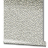 Earth Collection Textured Crosshatch Effect Sheen Wallpaper Roll