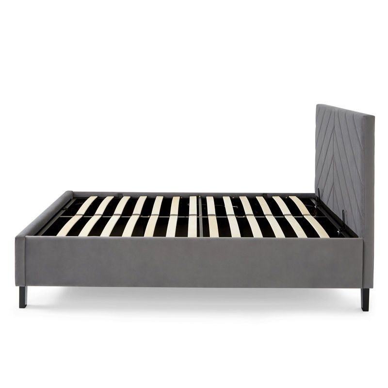 Upholstered Ottoman Bed, Double (4'6)