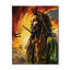 Reggae Tribute To Bob Marley - Horloge murale de yoga surdimensionnée-721309878