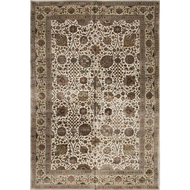 Extravagance II Hand Knotted Area Rug, Rectangle 12' x 17'10"