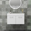Meuble-lavabo mural 32 po