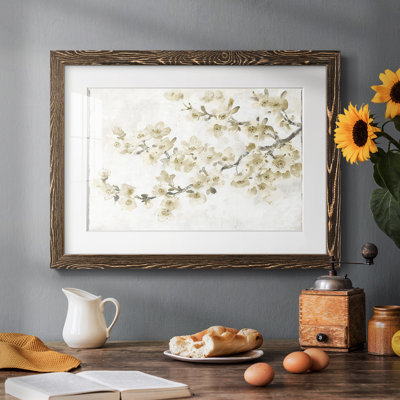 Composition neutre de cerisier en fleurs I