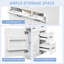 Meuble-lavabo 36 po avec lavabo, lavabo en céramique, 2 tiroirs basculants, charnières de porte à fermeture en douceur-641027956