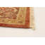 Tapis décoratif en laine de conception unique 4 pi x 5 pi 10 po noué à la main new age ushak