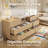 Mid-Century Modern 9-Drawer Fluted Dresser-1533420968