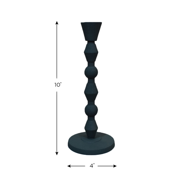10'' H Aluminum Tabletop Candlestick