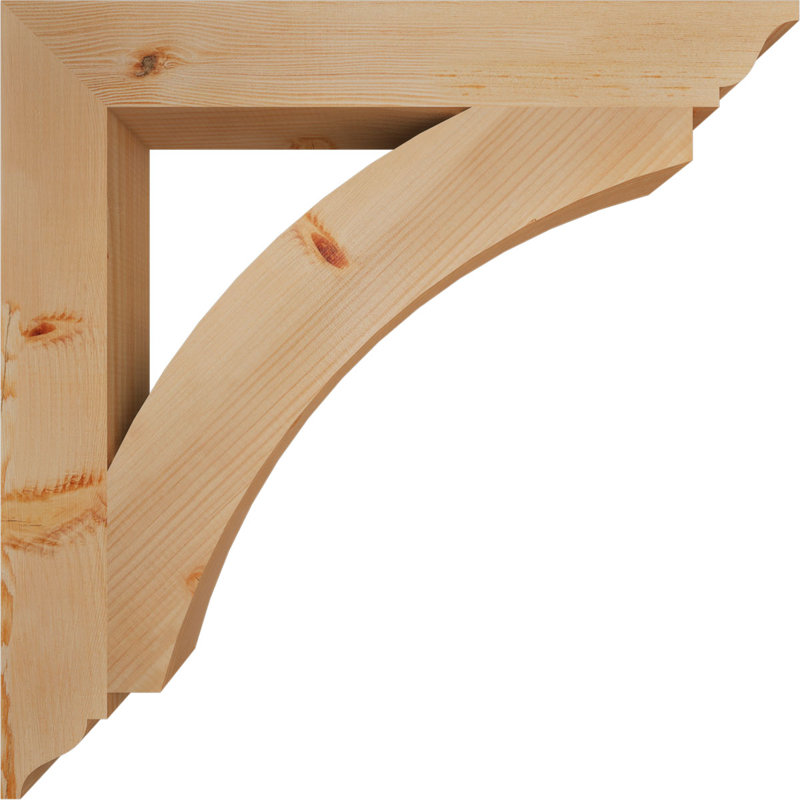Support traditionnel Thorton, Douglas (lisse), H 30 po x l 3,5 po x P 30 po