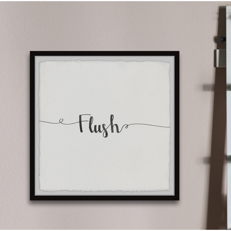 Flush - Single Picture Frame Print, 45cm H x 45cm W x 3.81cm D