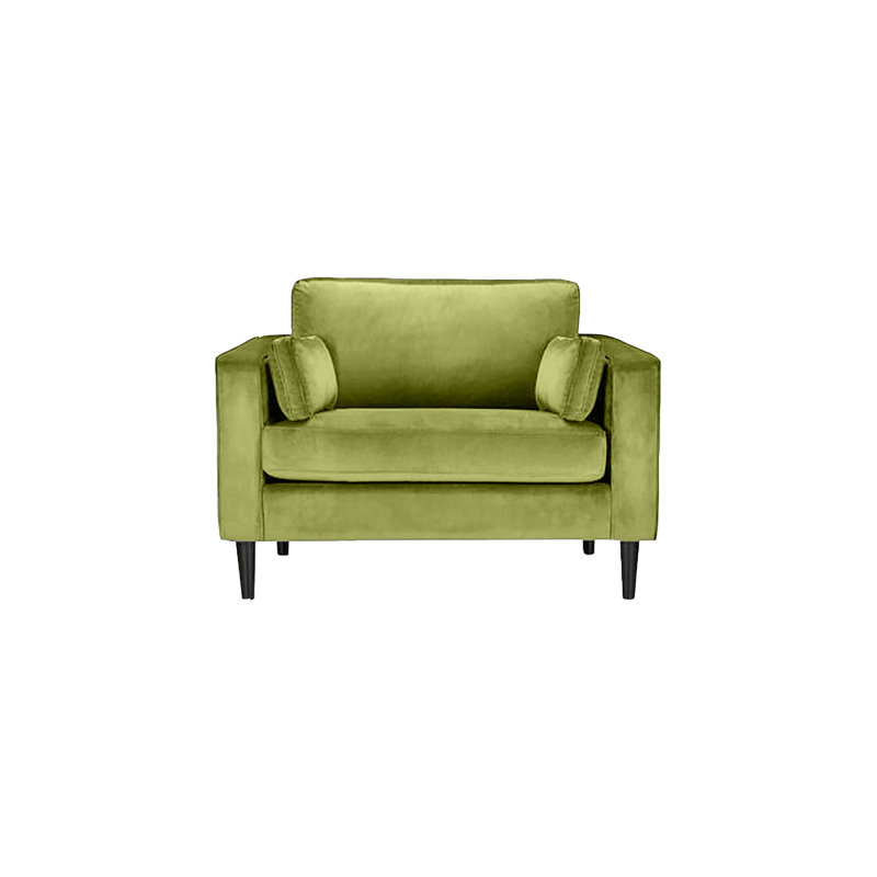 Millerville 2 Seater Velvet Sofa, Green