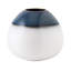 like. by Villeroy & Boch Lave Home Egg-Shaped Vase, 5.75 x 5.75 x 5 inch - Blue