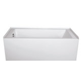 Sydney 60" x 30" Alcove Soaking Acrylic Bathtub