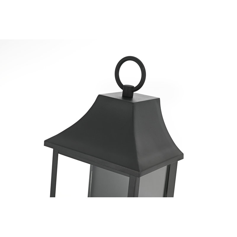 Hanover 8 inch Outdoor Wall Sconce in Black