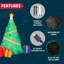 Décoration de sapin de Noël gonflable géant illuminé 8 pi