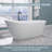 67'' x 29.5'' Freestanding Soaking Acrylic Bathtub
