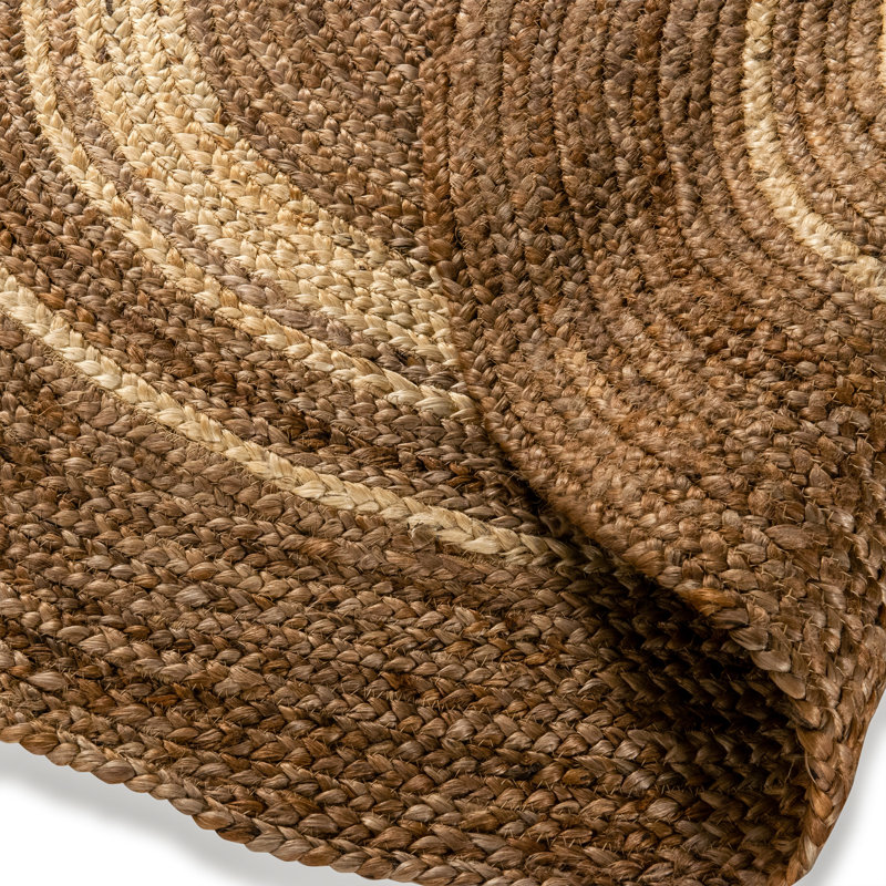 Tapis rond en jute / sisal 4 pi x 4 pi