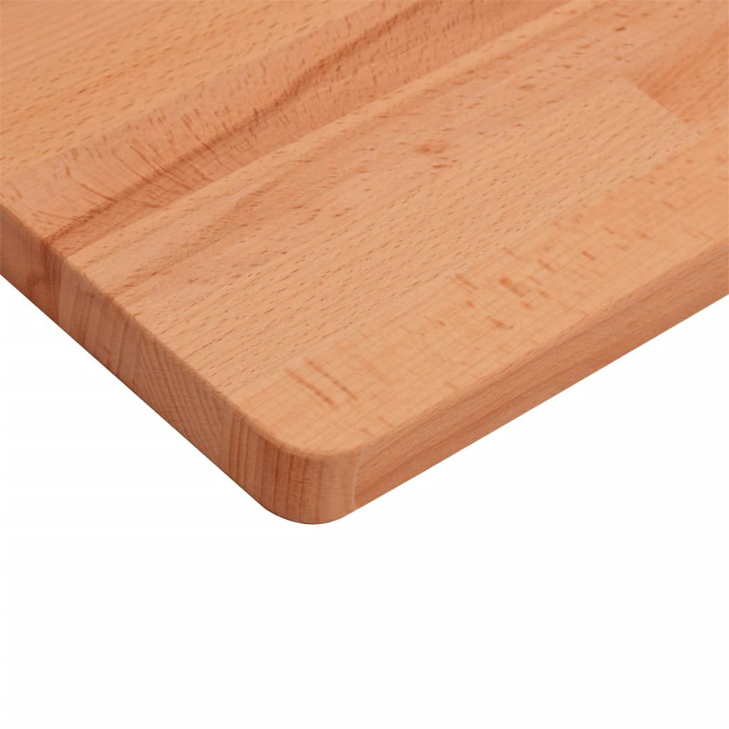Vidaxl (Brown, 50 X 50 X 2.5 Cm) Table Top Wooden Replacement Desk Top Dining Table Top Solid Wood Beech - Image 2