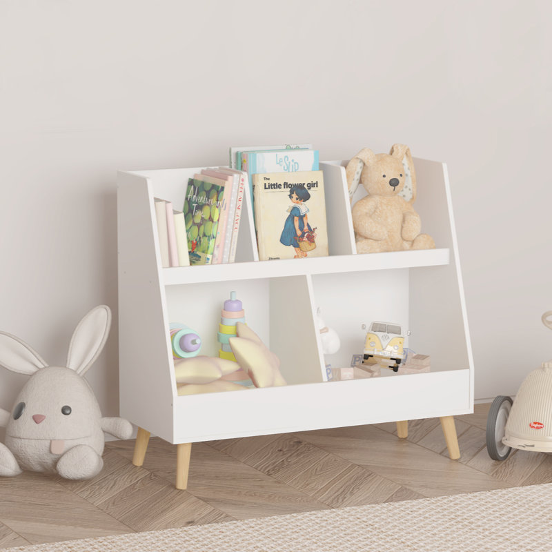 Kids Bookshelf And Toy Organizer
