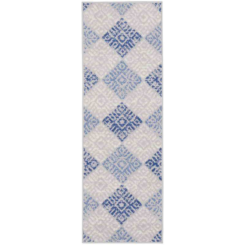 Kandlakunta Geometric Indoor Rug, Runner 2' x 6'