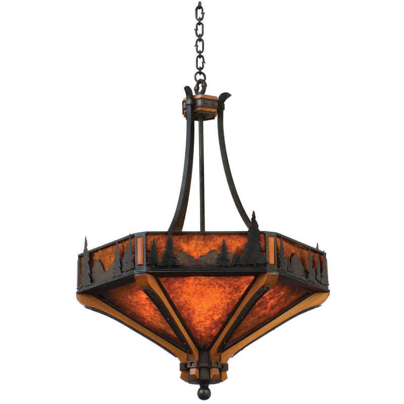 Luminaire suspendu bol 6 lumières Aspen