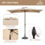 Parasol de marché Birdwell-1850860043