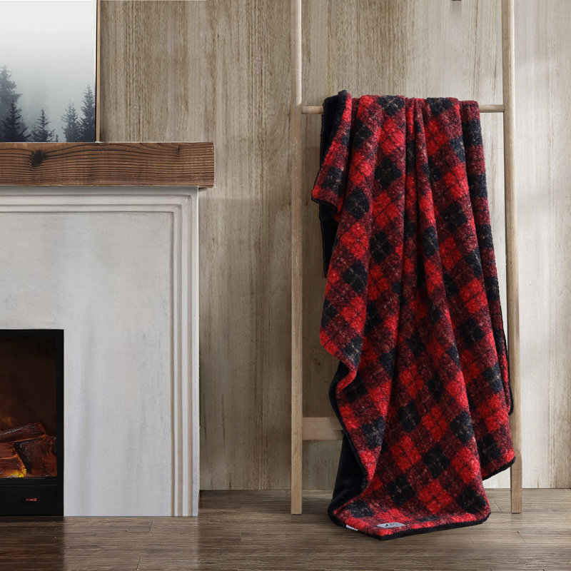 Eddie Bauer Printed Cotton Percale Sheet Sets, Red