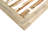Camiah Acacia Wood Panel Bed, Beige-1825164464