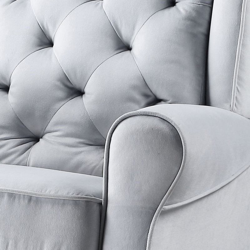 Chaise pivotante grise transitionnelle avec fauteuil coulissant - Dossier fonctionnel et attrayant de style contemporain