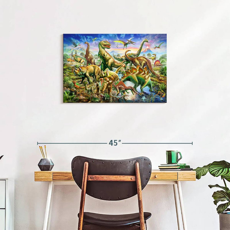 Ashelle Dinoscene - Horizontal, 20" H x 30" W